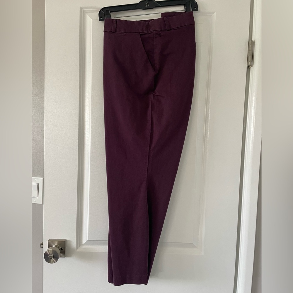 Purple dress slacks